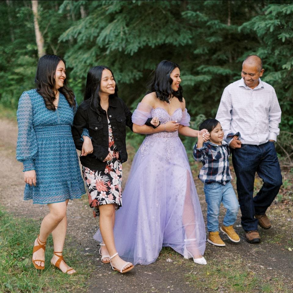 Antonio with his family, the story behind the business and the work they have built in Canada.
